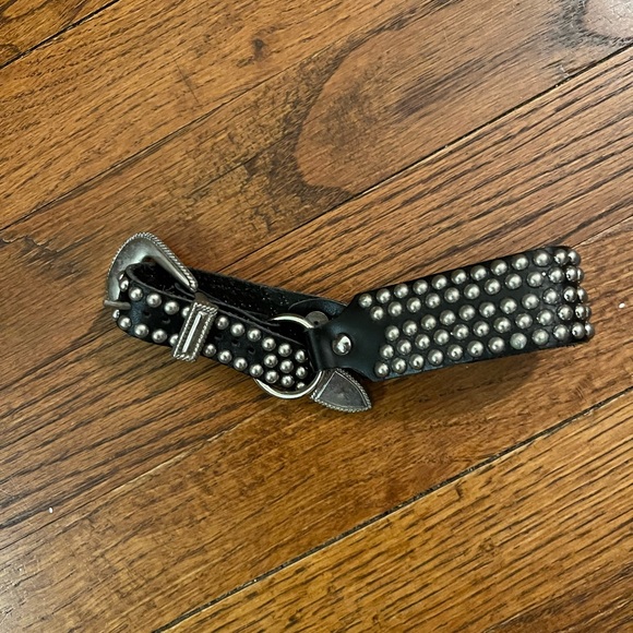 Studded boot strap belt harness studs black I’m pretty sure it’s leather - Picture 7 of 10